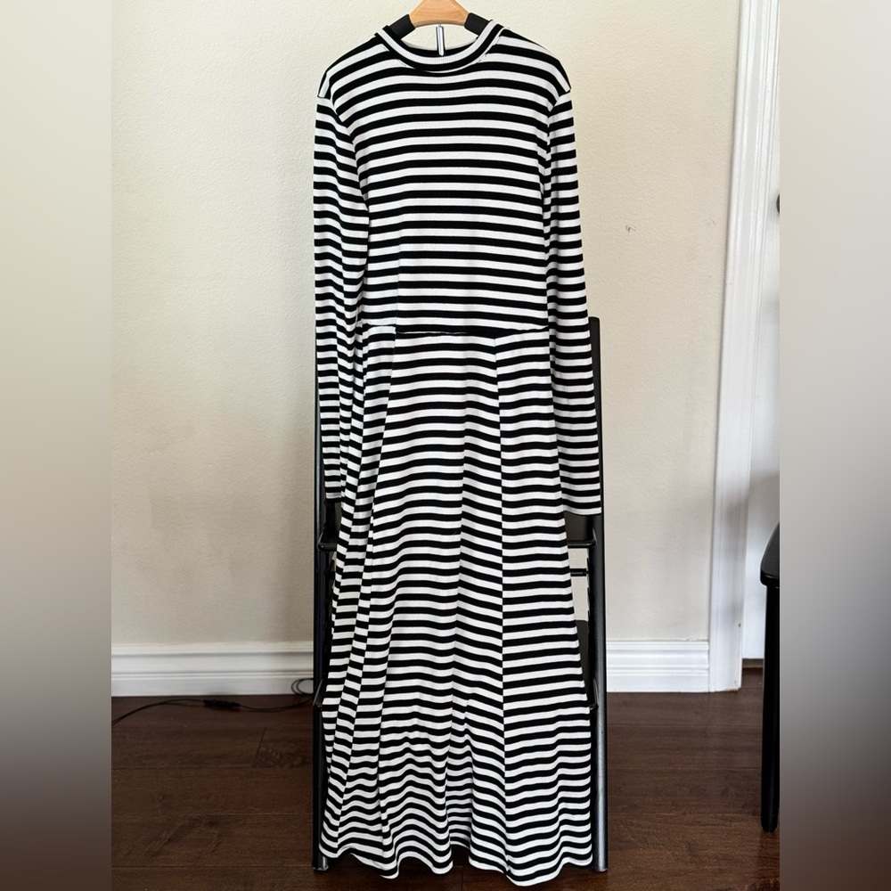 Who What Wear Striped Maxi Dress